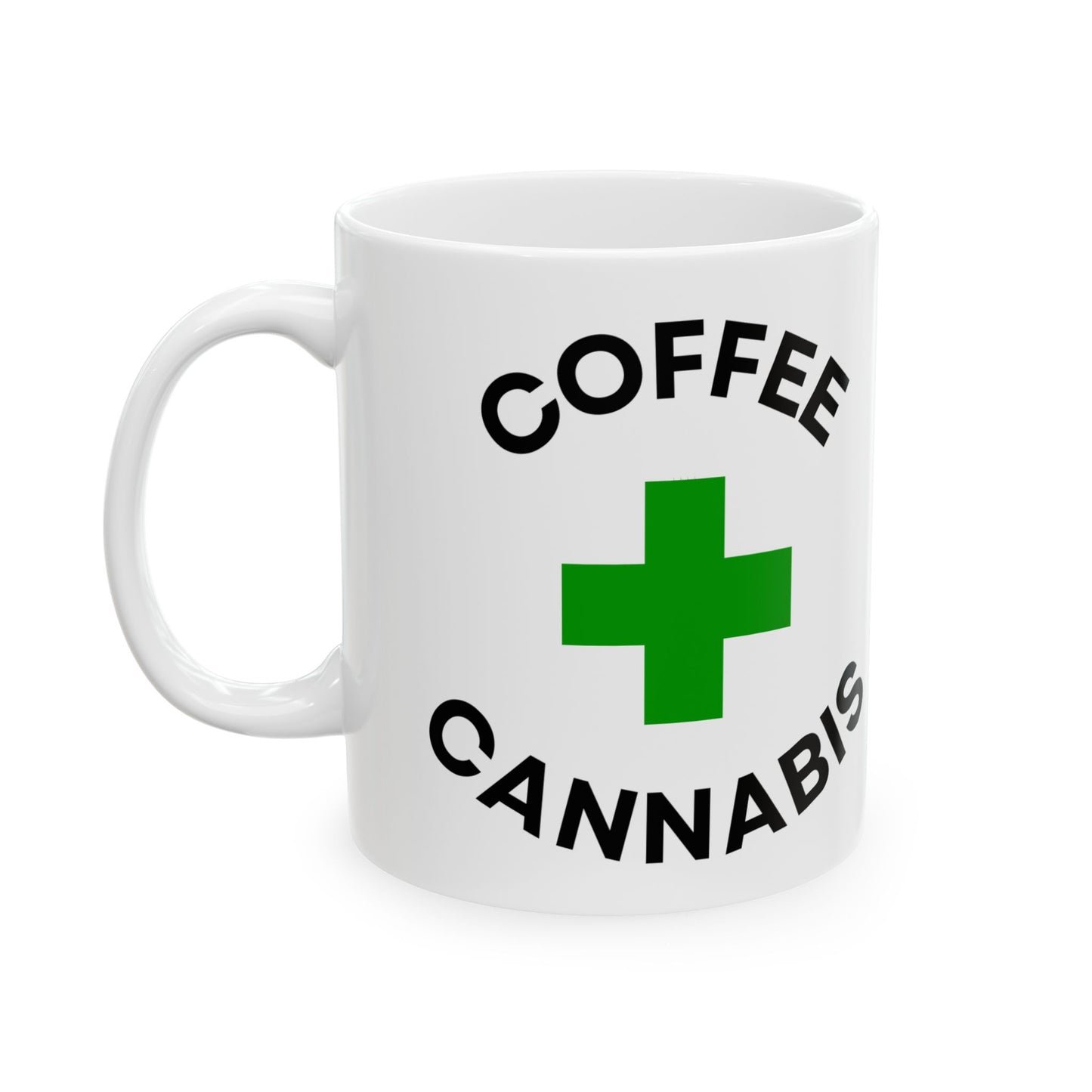 Cannabis Coffee Ceramic Mug - 11oz & 15oz