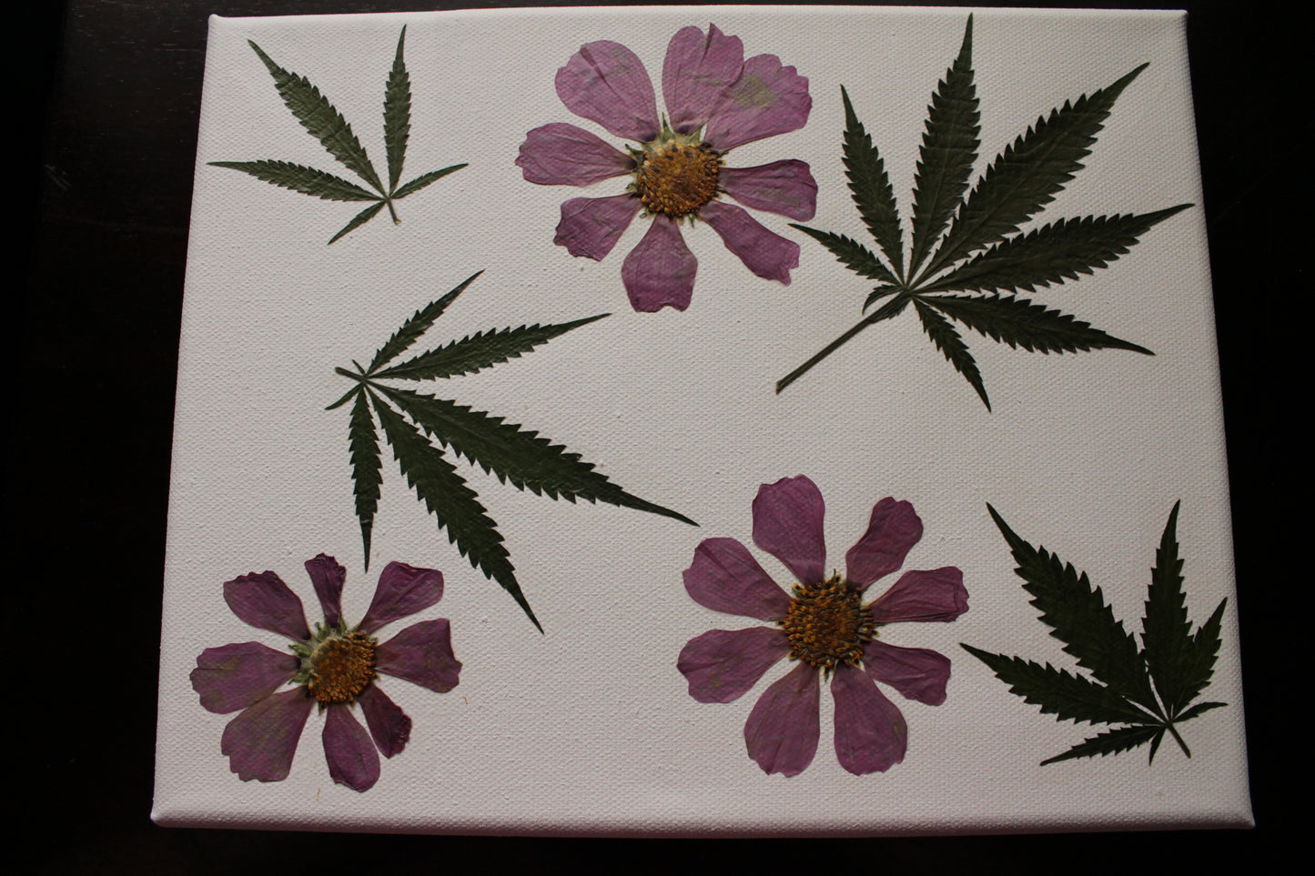 Canvas Decor - 10" x 8" Floral Collage