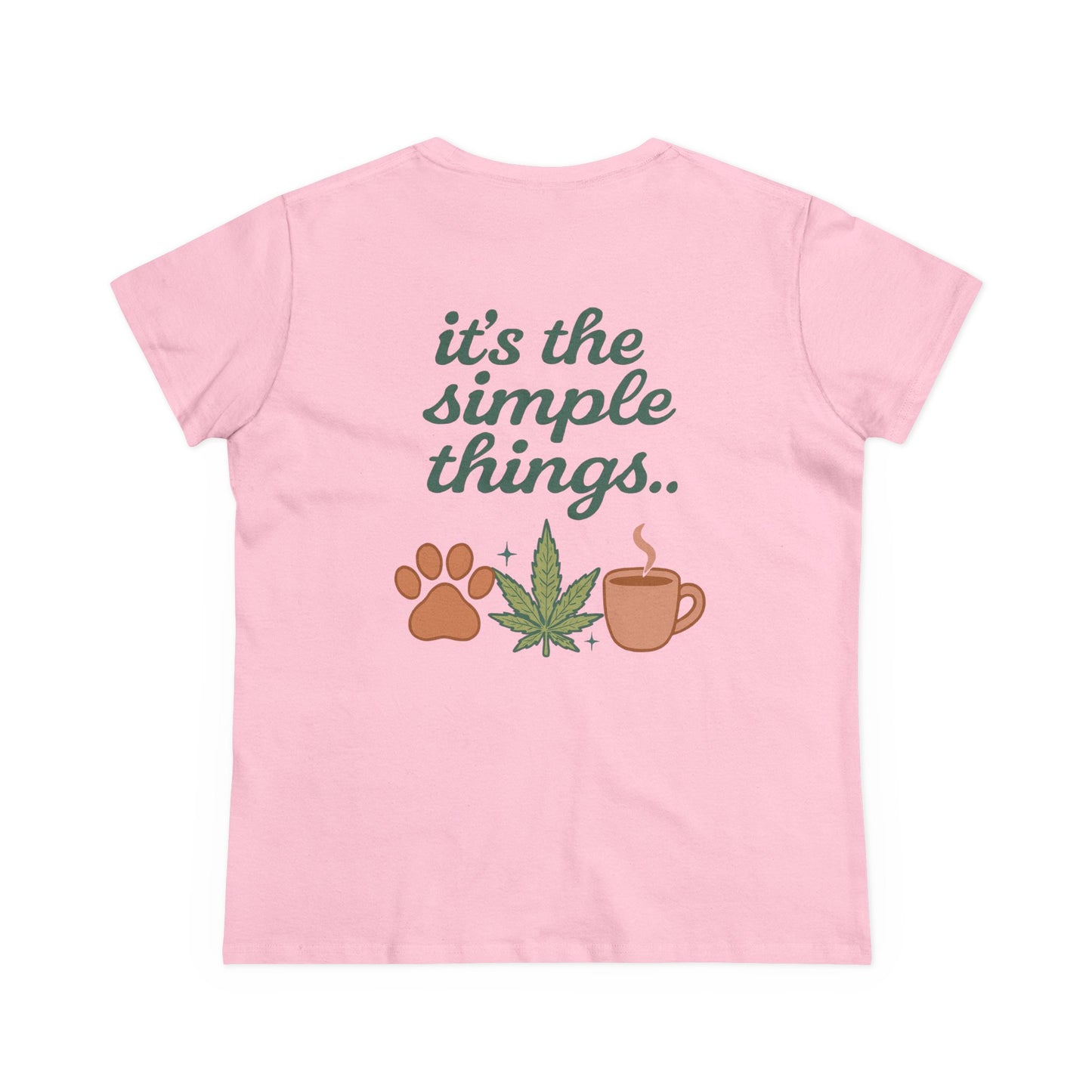 Simple Things Cotton Tee - Minimalist Design for Nature Lovers