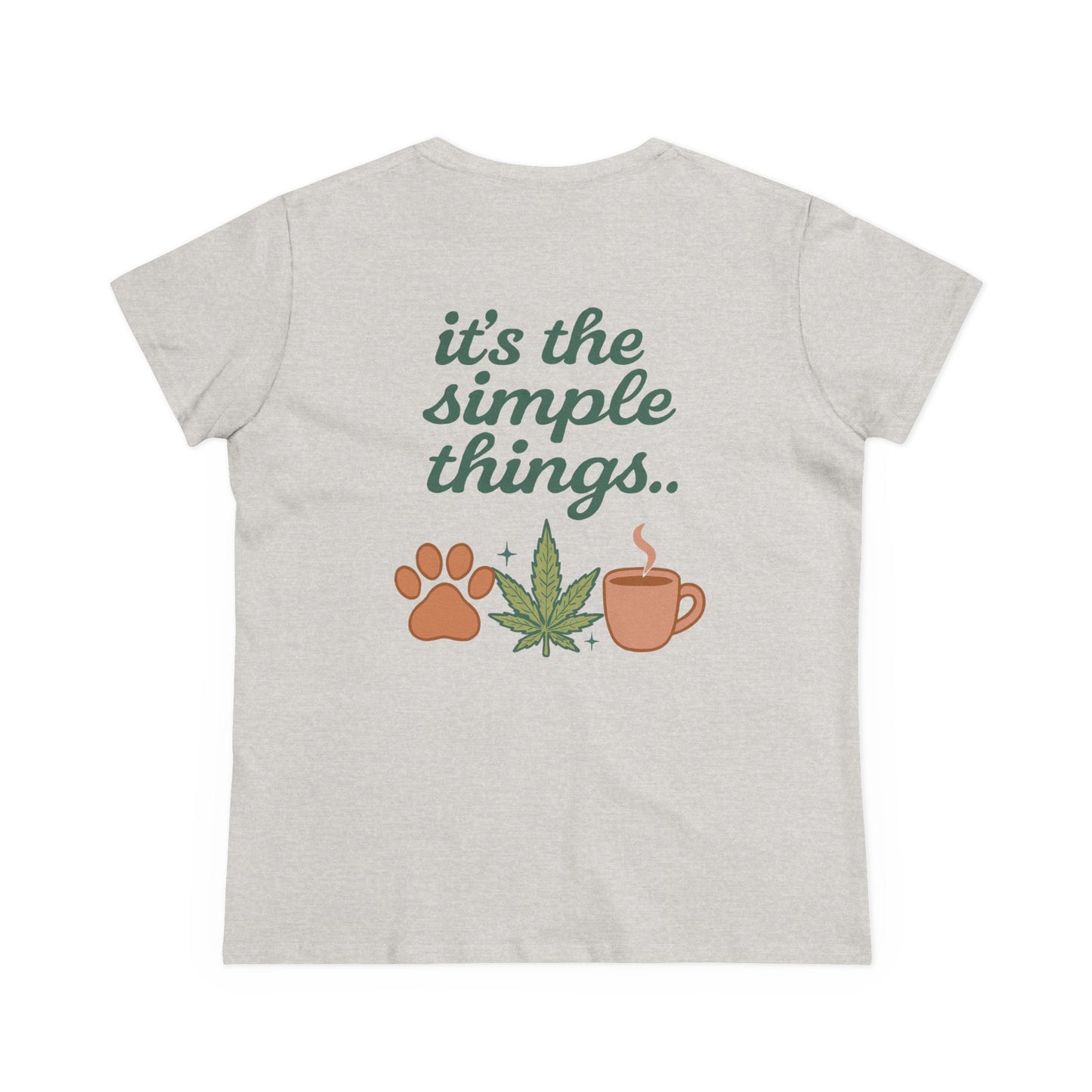 Simple Things Cotton Tee - Minimalist Design for Nature Lovers