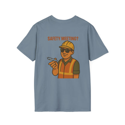 Funny Safety Meeting T-Shirt - Unisex Softstyle Tee