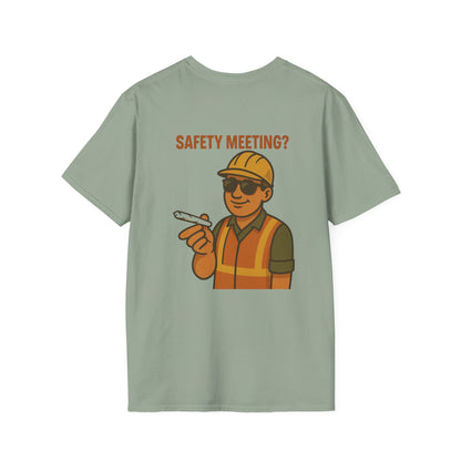 Funny Safety Meeting T-Shirt - Unisex Softstyle Tee