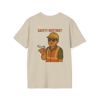 Funny Safety Meeting T-Shirt - Unisex Softstyle Tee
