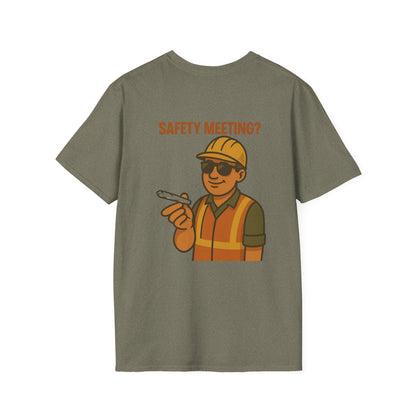 Funny Safety Meeting T-Shirt - Unisex Softstyle Tee