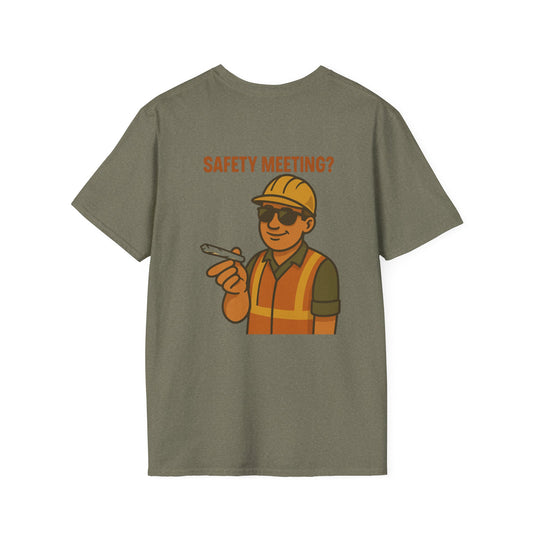 Funny Safety Meeting T-Shirt - Unisex Softstyle Tee