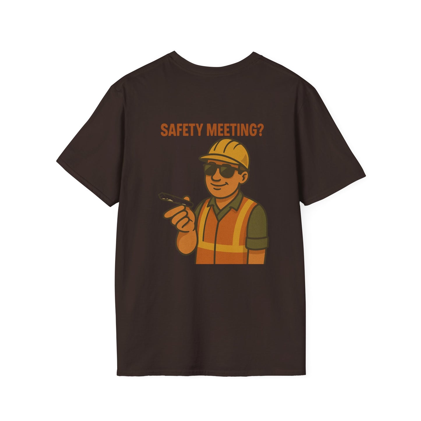 Funny Safety Meeting T-Shirt - Unisex Softstyle Tee