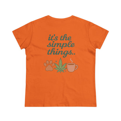 Simple Things Cotton Tee - Minimalist Design for Nature Lovers