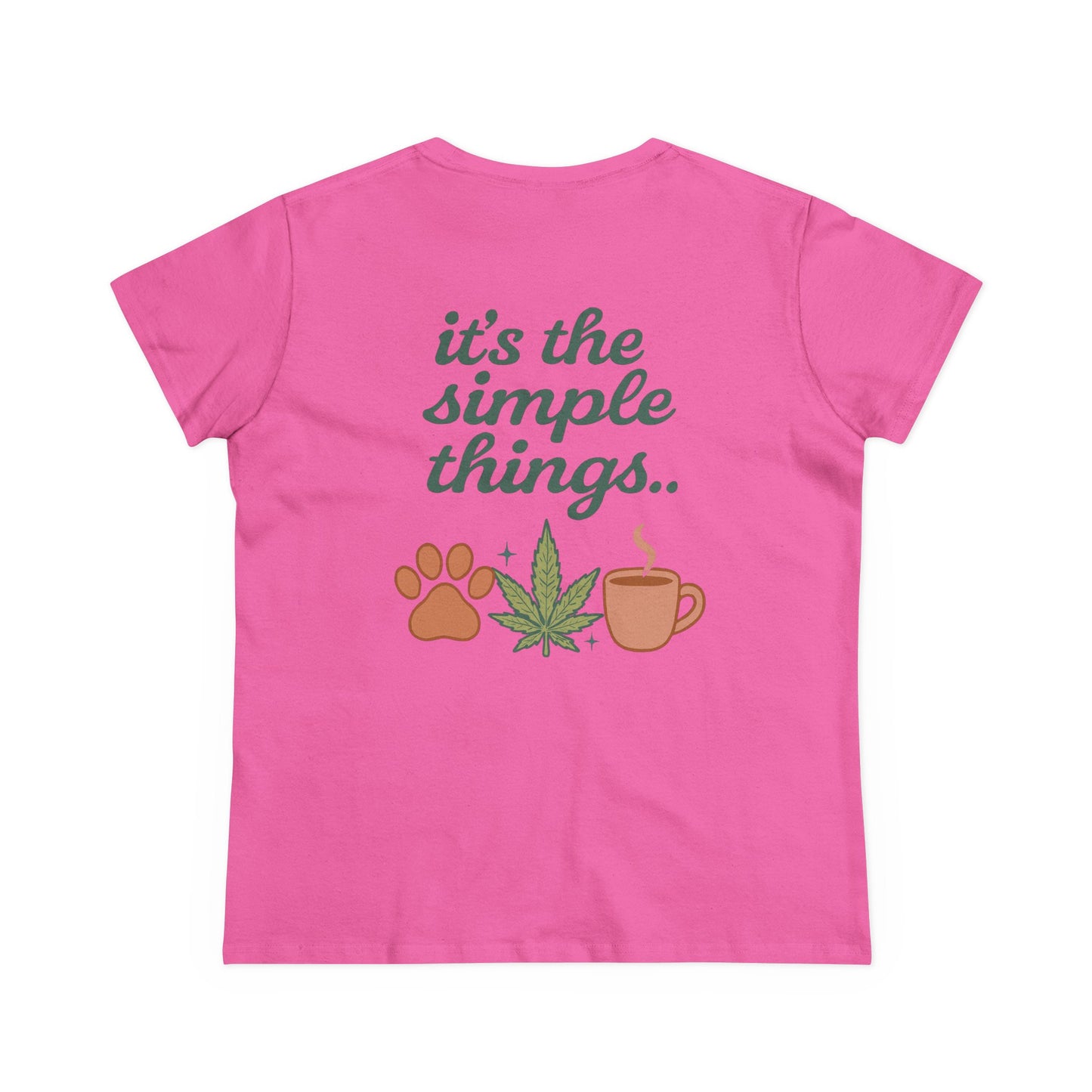 Simple Things Cotton Tee - Minimalist Design for Nature Lovers