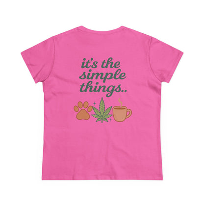 Simple Things Cotton Tee - Minimalist Design for Nature Lovers