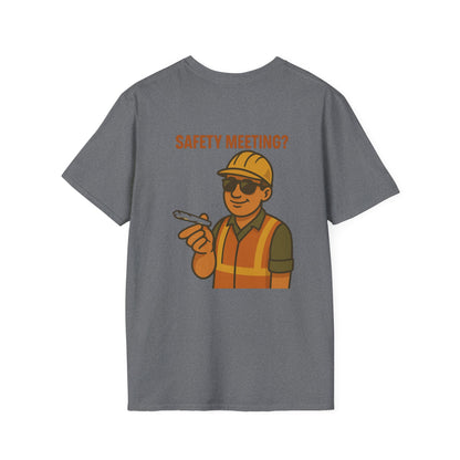 Funny Safety Meeting T-Shirt - Unisex Softstyle Tee
