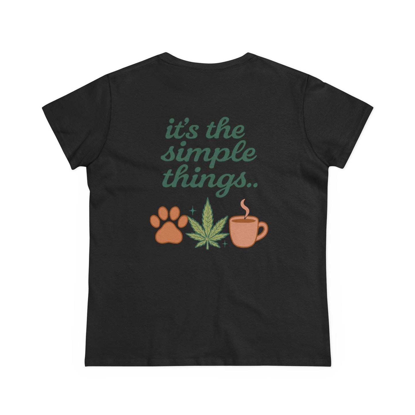 Simple Things Cotton Tee - Minimalist Design for Nature Lovers