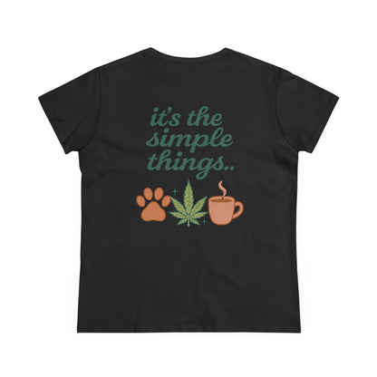 Simple Things Cotton Tee - Minimalist Design for Nature Lovers