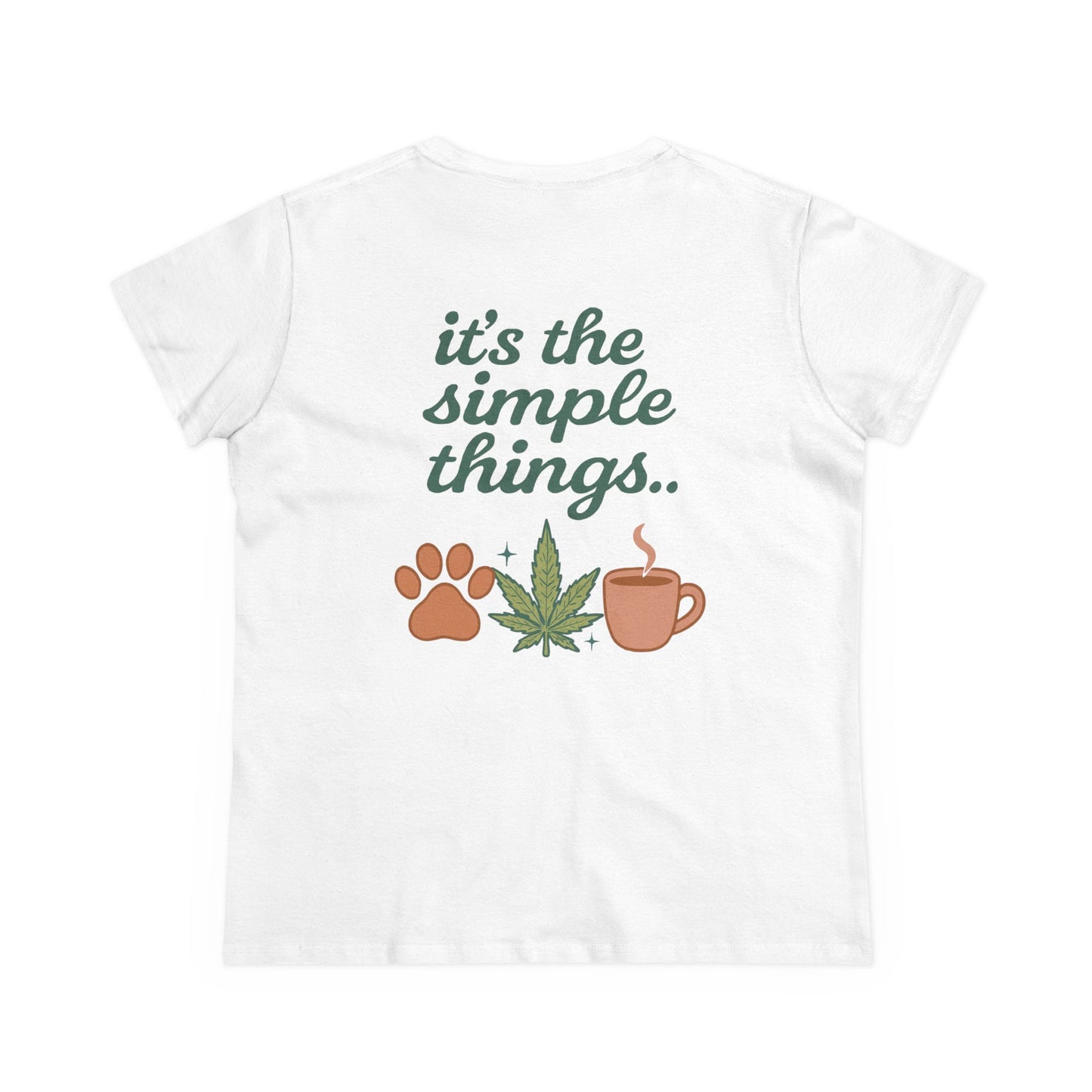 Simple Things Cotton Tee - Minimalist Design for Nature Lovers