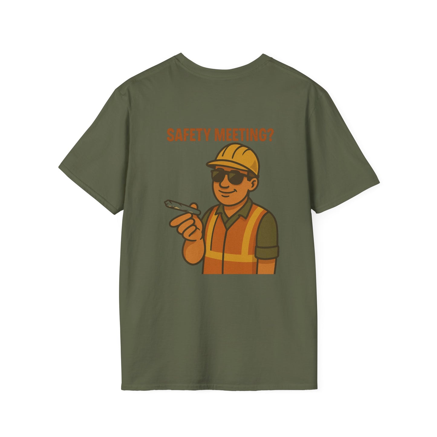 Funny Safety Meeting T-Shirt - Unisex Softstyle Tee