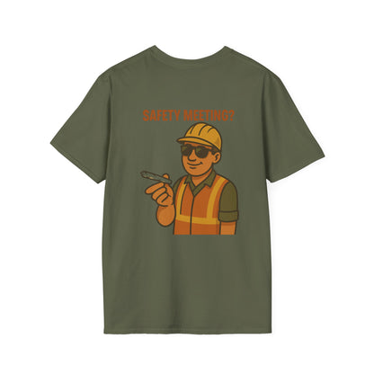 Funny Safety Meeting T-Shirt - Unisex Softstyle Tee
