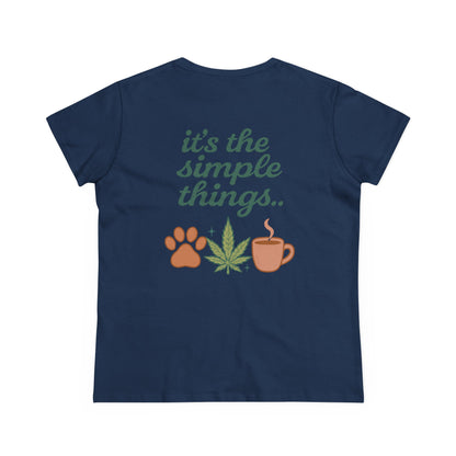 Simple Things Cotton Tee - Minimalist Design for Nature Lovers