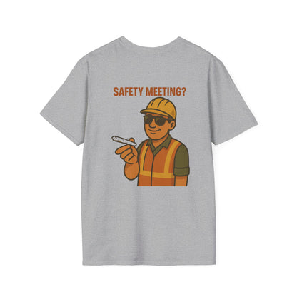 Funny Safety Meeting T-Shirt - Unisex Softstyle Tee