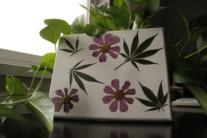 Canvas Decor - 10" x 8" Floral Collage