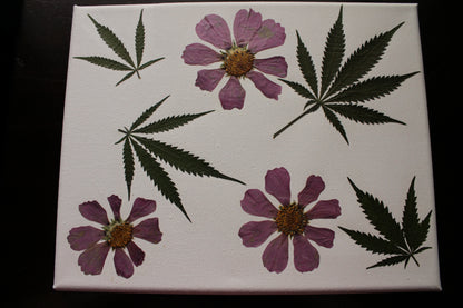 Canvas Decor - 10" x 8" Floral Collage